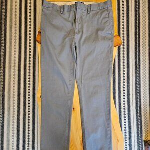 Banana Republic men's Fulton Skinny Fit light blue cotton chinos